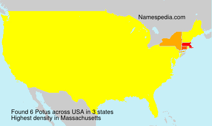 Surname Potus in USA Surname Potus in USA