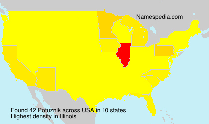 Surname Potuznik in USA