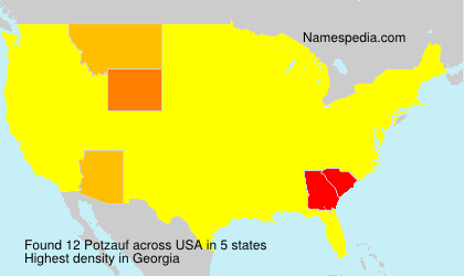 Surname Potzauf in USA Surname Potzauf in USA