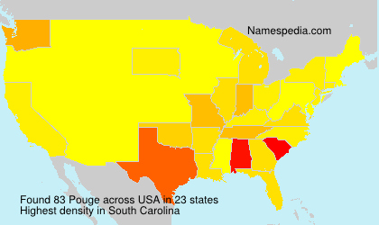 Surname Pouge in USA Surname Pouge in USA
