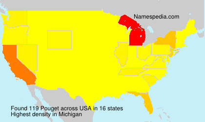 Surname Pouget in USA Surname Pouget in USA