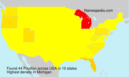 Surname Pouillon in USA Surname Pouillon in USA