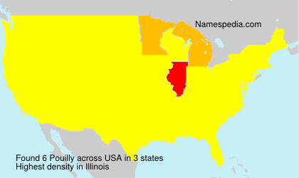 Surname Pouilly in USA Surname Pouilly in USA