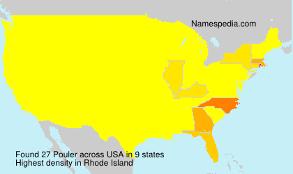 Surname Pouler in USA Surname Pouler in USA