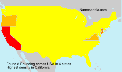 Surname Pounding in USA Surname Pounding in USA