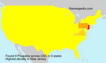 Surname Poupakis in USA Surname Poupakis in USA