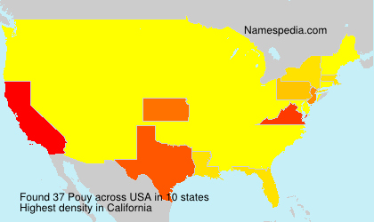 Surname Pouy in USA Surname Pouy in USA