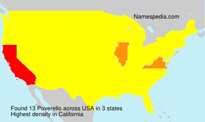 Surname Poverello in USA