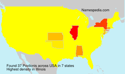 Surname Povilonis in USA Surname Povilonis in USA