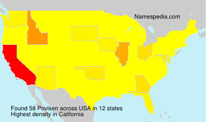 Surname Povlsen in USA Surname Povlsen in USA
