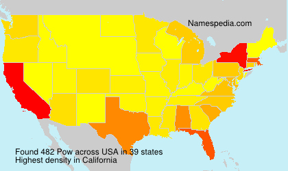 Surname Pow in USA Surname Pow in USA