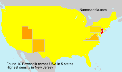 Surname Powasnik in USA Surname Powasnik in USA
