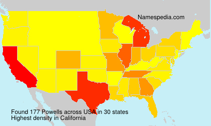 Surname Powells in USA Surname Powells in USA