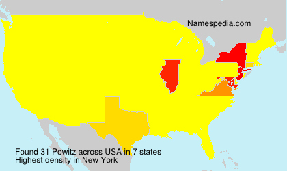 Surname Powitz in USA Surname Powitz in USA