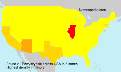 Surname Powyszynski in USA Surname Powyszynski in USA