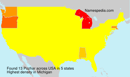 Surname Pozhar in USA Surname Pozhar in USA