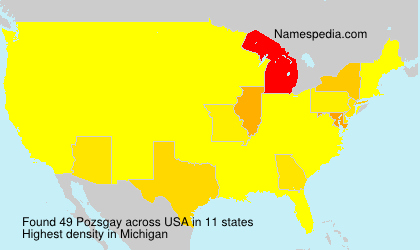 Surname Pozsgay in USA Surname Pozsgay in USA