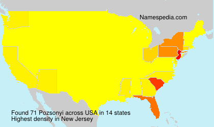Surname Pozsonyi in USA Surname Pozsonyi in USA