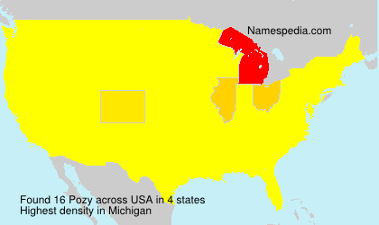 Surname Pozy in USA Surname Pozy in USA