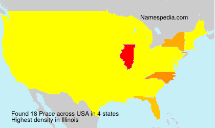 Surname Prace in USA Surname Prace in USA