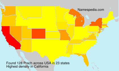 Surname Prach in USA Surname Prach in USA