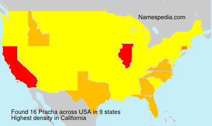 Surname Pracha in USA Surname Pracha in USA