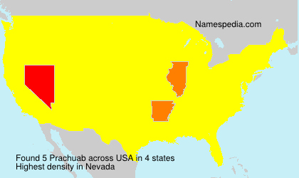 Surname Prachuab in USA Surname Prachuab in USA