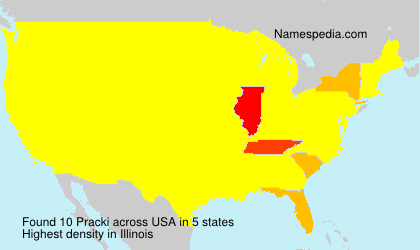 Surname Pracki in USA Surname Pracki in USA