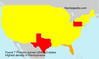 Surname Praczko in USA Surname Praczko in USA
