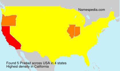 Surname Pradad in USA Surname Pradad in USA