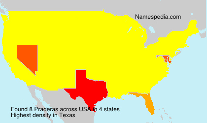 Surname Praderas in USA Surname Praderas in USA