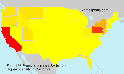 Surname Praetzel in USA Surname Praetzel in USA