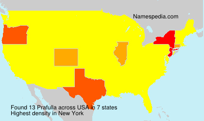 Surname Prafulla in USA Surname Prafulla in USA