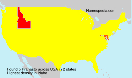 Surname Prahasto in USA Surname Prahasto in USA