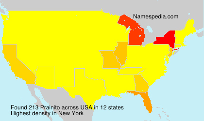 Surname Prainito in USA Surname Prainito in USA