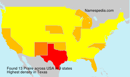 Surname Praire in USA Surname Praire in USA