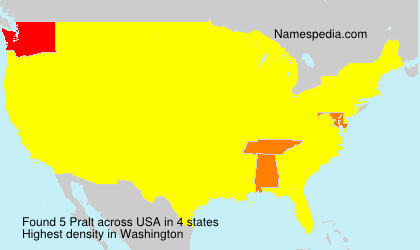Surname Pralt in USA Surname Pralt in USA