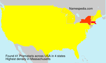 Surname Pramataris in USA Surname Pramataris in USA