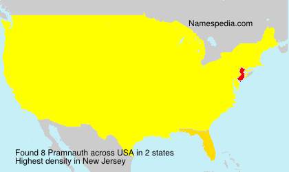 Surname Pramnauth in USA Surname Pramnauth in USA