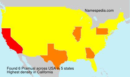 Surname Pramual in USA Surname Pramual in USA