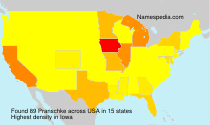 Surname Pranschke in USA Surname Pranschke in USA