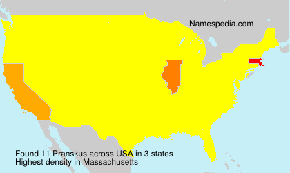 Surname Pranskus in USA Surname Pranskus in USA