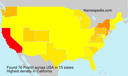 Surname Prantil in USA Surname Prantil in USA
