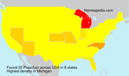 Surname Praschan in USA Surname Praschan in USA