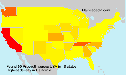 Surname Praseuth in USA Surname Praseuth in USA