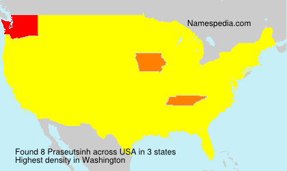 Surname Praseutsinh in USA Surname Praseutsinh in USA