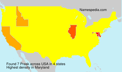 Surname Prask in USA Surname Prask in USA