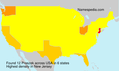 Surname Praszek in USA Surname Praszek in USA
