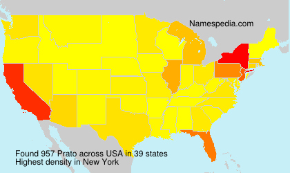 Surname Prato in USA Surname Prato in USA