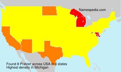 Surname Pratzer in USA Surname Pratzer in USA